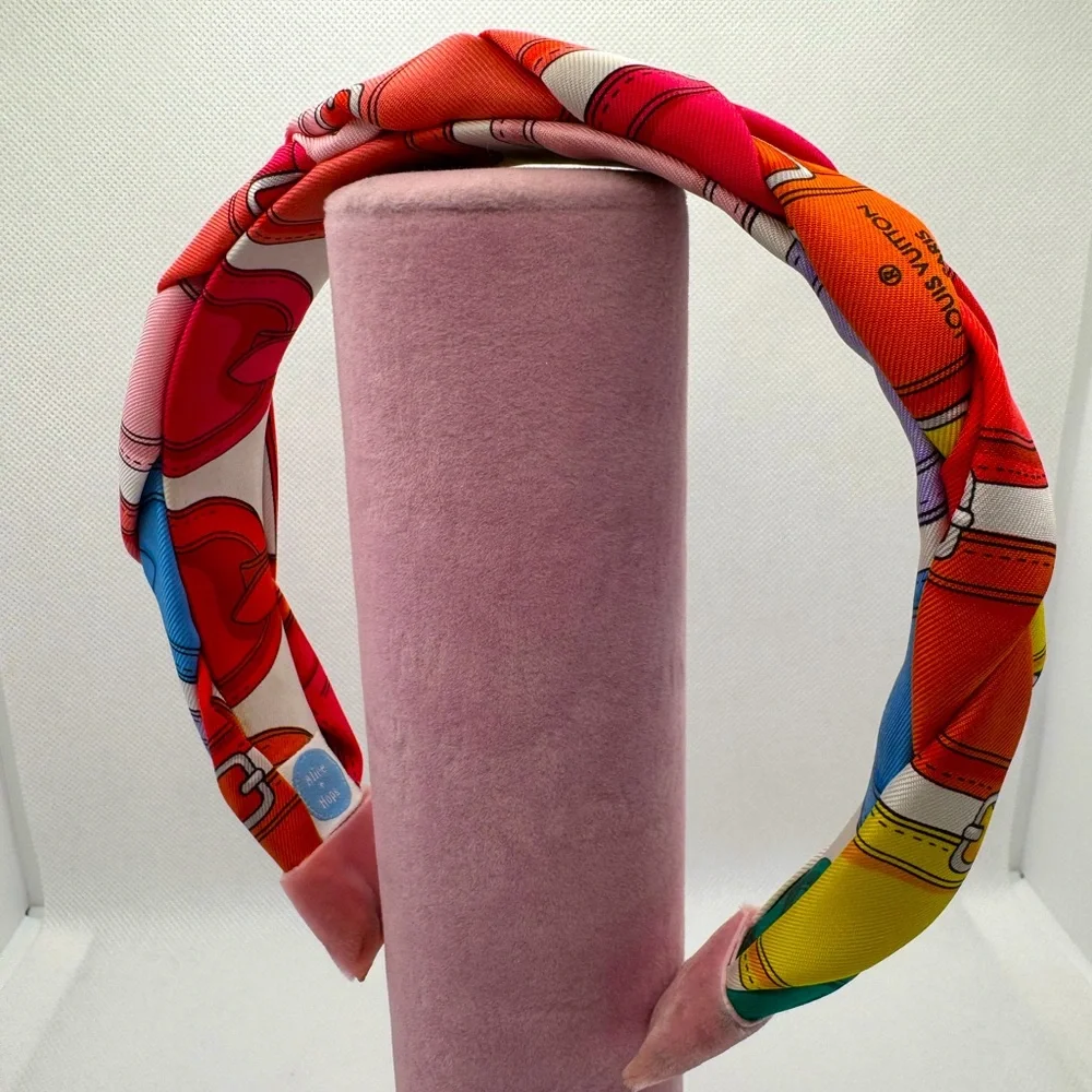 👑 Alice + Hops Louis Vuitton Upcycled Headband GRACE